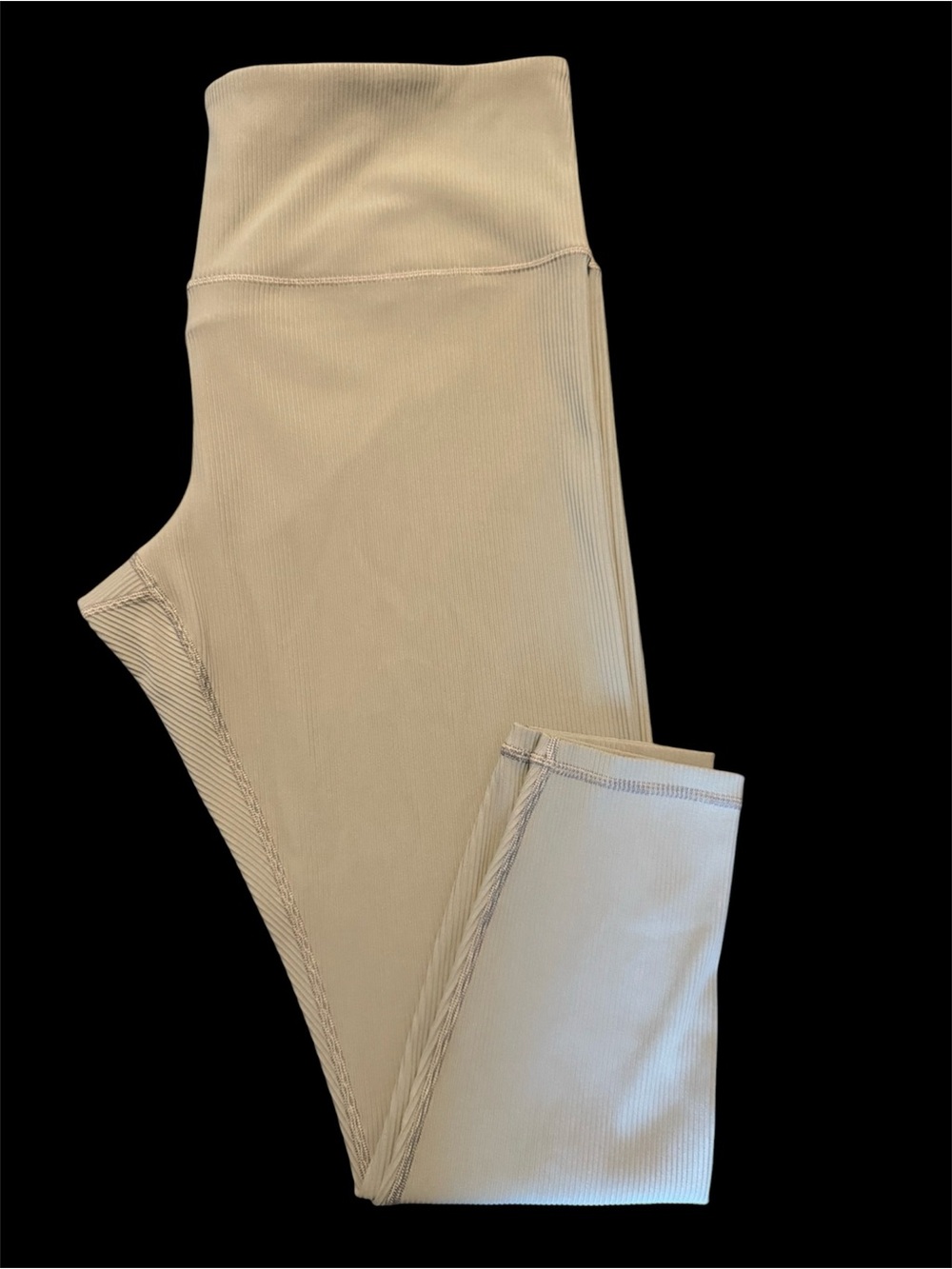 Athleta Elation Rib Tight Leggings Women's 2X Sage Green High Rise Ribbed
